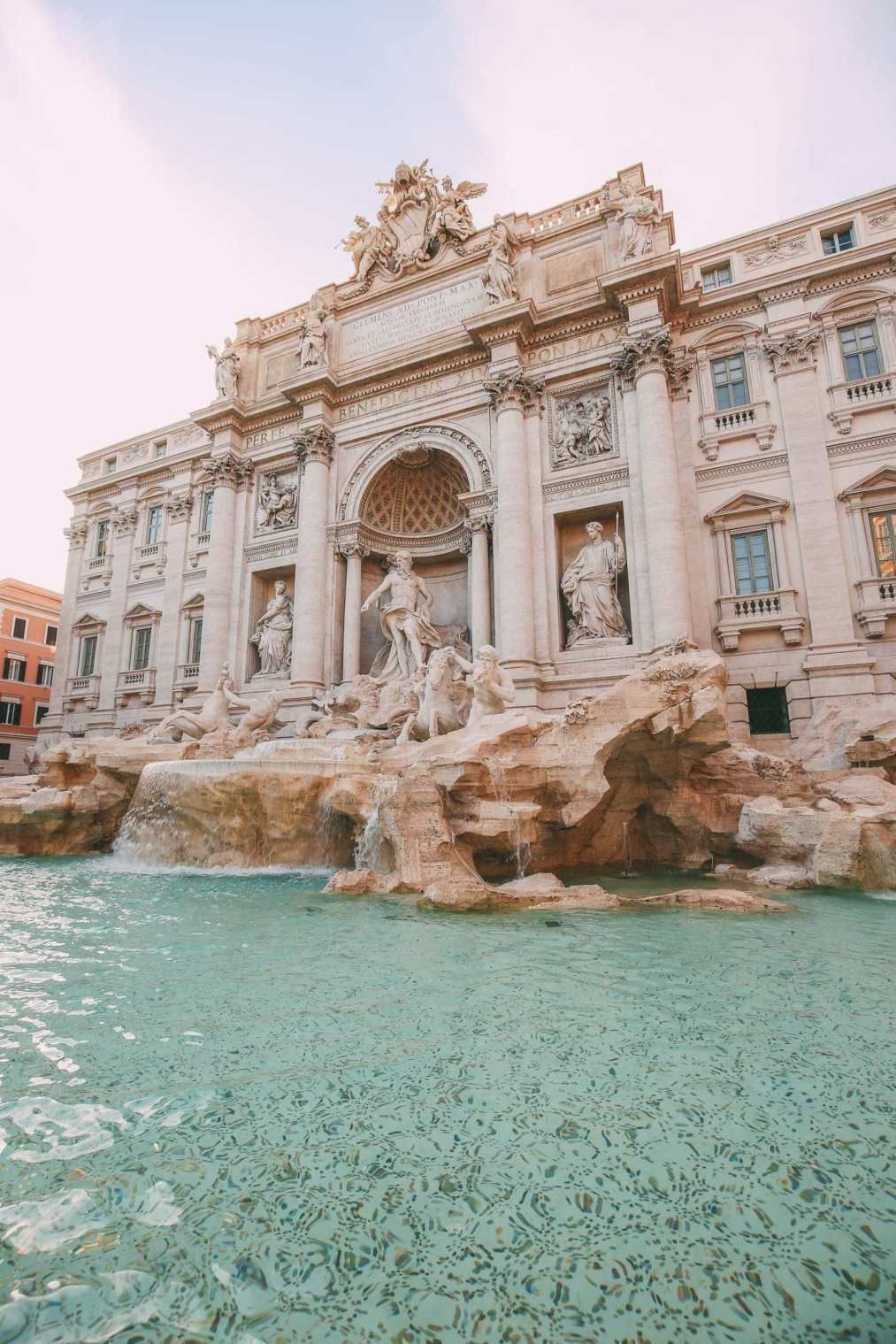 Make a wish in Romes Trevi fountain 